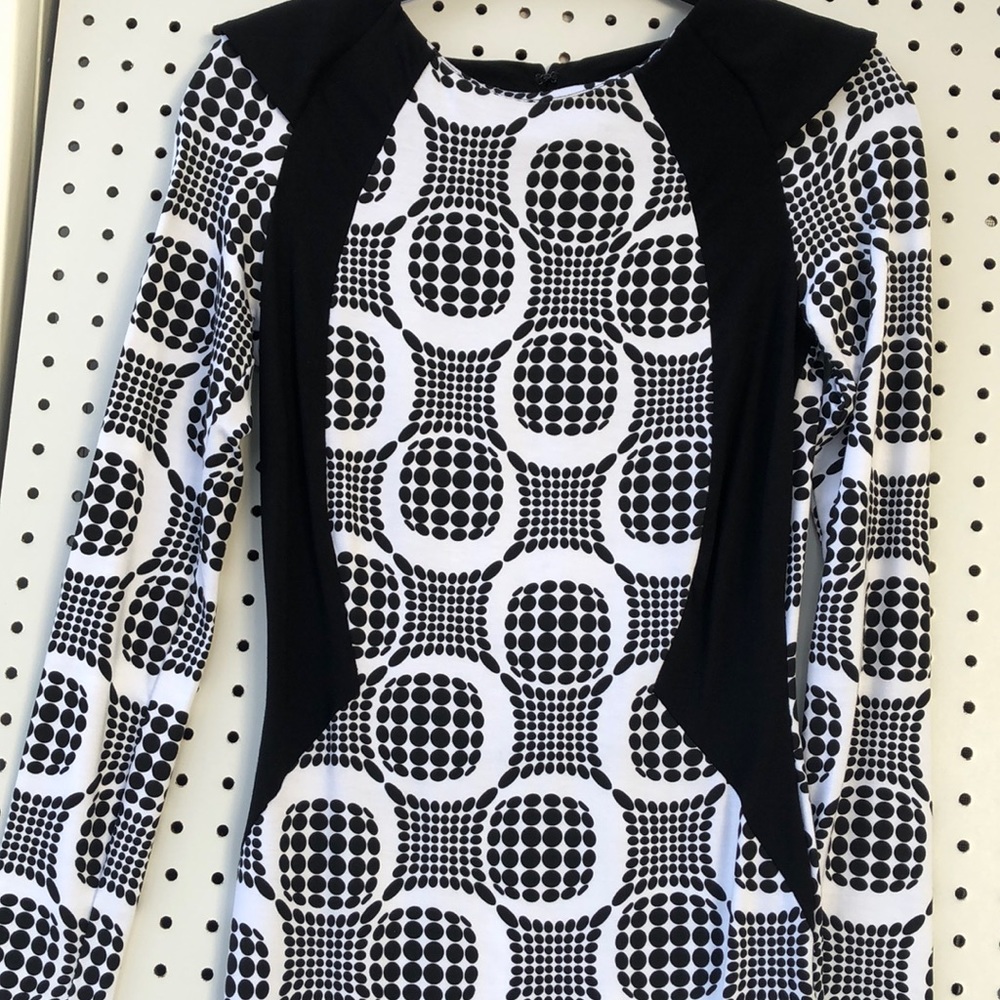 ASOS black and white dress size 4